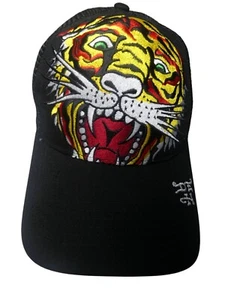 Ed Hardy Black Tiger Baseball Cap - One Size Fits All - Picture 1 of 4