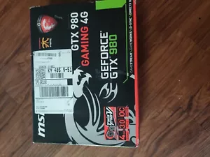 MSI NVIDIA GeForce GTX 980 (GTX 980 GAMING 4G) 4GB GDDR5, USED, TESTED - Picture 1 of 3