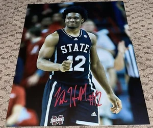 JOSH HUBBARD SIGNED 8X10 PHOTO AUTOGRAPH MISSISSIPPI STATE BULLDOG BASKETBALL 🏀 - Picture 1 of 1