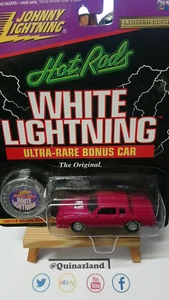 Auto bonus Johnny Lightning Hot Rods bianca ultra rara 85 Chevy monte carlo (... - Foto 1 di 2