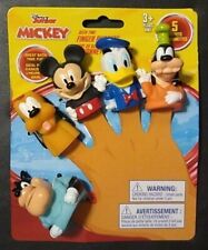 Mickey Mouse Clubhouse vinyl finger puppets Mickey Donald Goofy Pluto Pete
