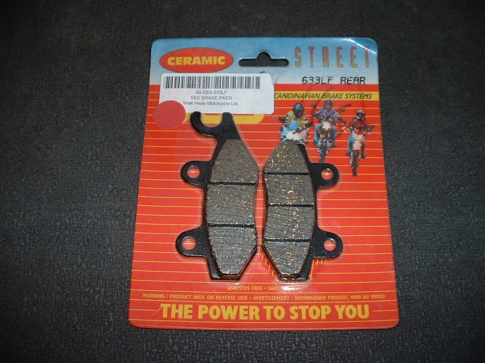 Pastillas de freno SBS 633LF, aptas para Triumph 750/900/1200 Daytona, Sprint, Tiger, Trophy Foto 1 de 1
