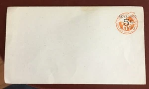 Sobre de correo aéreo biplano UC3N sin usar, revalorizado 5 centavos - Imagen 1 de 1
