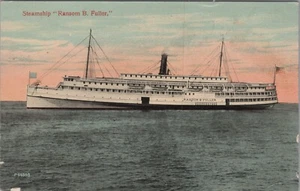 Steamship Ransom B. Fuller UNP c1910s Postcard 12277.5 - Picture 1 of 7