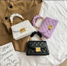 Luxury Mini Micro Puff Quilted Handbag with Ruffle Handle
