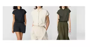PSL Uniqlo:C Spring/Summer Collection cropped shirt sleeveles Women Japan 2025 - Picture 1 of 8