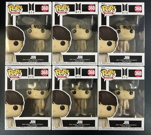 BTS Jin Funko Pop! Figura vinile #368 custodia completa di 6 - Foto 1 di 8