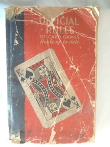 Official Rules of Card Games Hoyle up to date 1938 Antique Book (#4109) - Picture 1 of 9