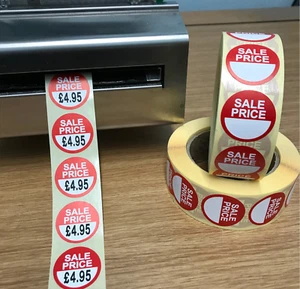Thermal Printer - Circular - Red - Sale Price - Labels / Stickers - Picture 1 of 8