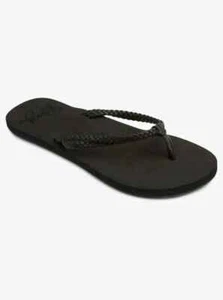Roxy Costas Damen-Slipper Flip-Flops, schwarz 3 Größe 9M - Bild 1 von 5