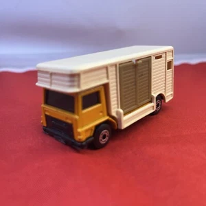 VTG DIECAST CAR MATCHBOX SUPERFAST 1977 BEDFORD HORSE BOX TRUCK NO. 40 ORANGE - Picture 1 of 4