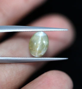 Sri Lanka Mined 2.68 Ct 100%Natural Chrysoberyl Cats eye 8 x 5 mm Loose Gemstone - Picture 1 of 22