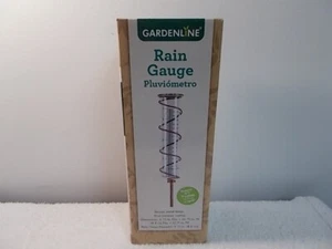 Gardenline Outdoor Rain Gauge Metal & Glass New - Picture 1 of 9