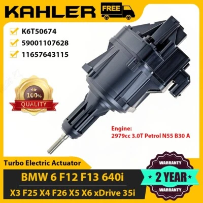 For BMW F06 F12 F13 640i F25 F26 X5 X6 xDrive 35i 3.0T N55 Petrol Turbo Actuator - Image 1 of 2