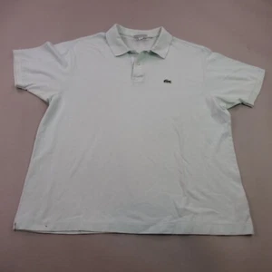 Lacoste Shirt Mens 3XL Short Sleeve Polo Collared Outdoors Green Casual Classic - Picture 1 of 10
