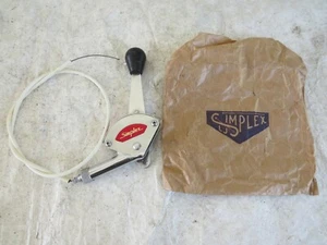 SIMPLEX SHIFTER 5 VELOCIDADES PALANCA DE CAMBIO MARCO DE CONTROL MONTAJE TOURING CRUCERO - Imagen 1 de 10