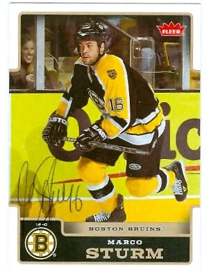 Marco Sturm autographed Hockey Card (Boston Bruins) 2006 Fleer #19 - Image 1 of 1
