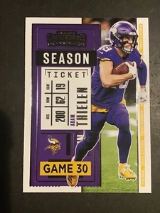 2020 Contenders Football Adam Thielen Base Veteran Minnesota Vikings  - Picture 1 of 2