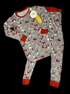Little Sleepies 12/14 Retired Red Dogs Cats Two Piece FurEver Valentine’s PJ’s - Picture 1 of 7