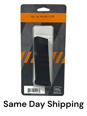 НОВЫЙ В КОРОБКЕ GLOCK 23.40 S&W ЗАВОДСКОЙ OEM 10-Й КРУГЛЫЙ МАГАЗИН, MF10023 - Изображение 1 из 3