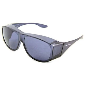 Solar Shield Fits-Over SS Polycarbonat II rauchige Sonnenbrille - Bild 1 von 3