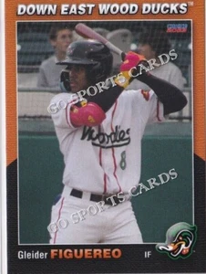 2023 Down East Wood Ducks Gleider Figuereo RC Rookie Rangers Minor League DR - Imagen 1 de 1