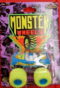 Monster Wheels Die Cast Stinger Corvette Yellow Wheels NEW in Package - Picture 1 of 2