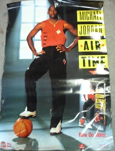 Original Michael Jordan Air Time Promo Poster 37" mal 25" - Bild 1 von 2