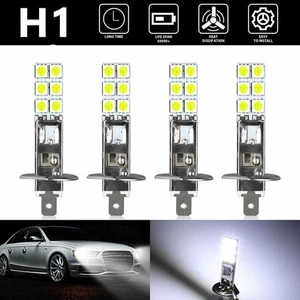 2x H1 110W Super Bright LED Headlight Fog Driving DRL Bulbs Kit 6000K White - Picture 1 of 5
