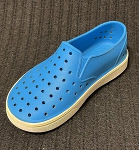 Native Toddler C11 Shoes Slip On Miles Girls Boys Blue Waterproof - Picture 1 of 10
