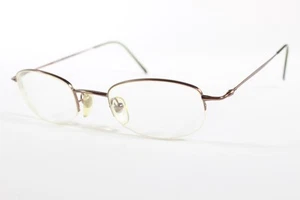 Giorgio Armani Eyeglasses GA 1018 Women Purple Semi-Rimless Metal Glasses Frames - Picture 1 of 4