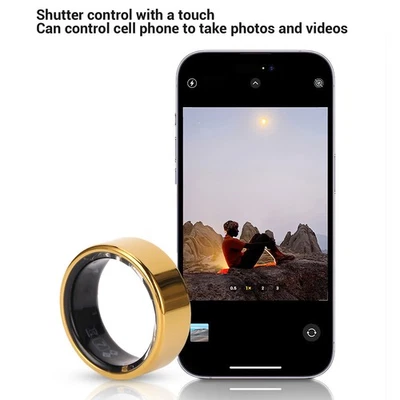 Smart Health Ring IP68 Water Proof Smart Ring Fitness Tracker Sleep Tracking - Bild 1 von 4