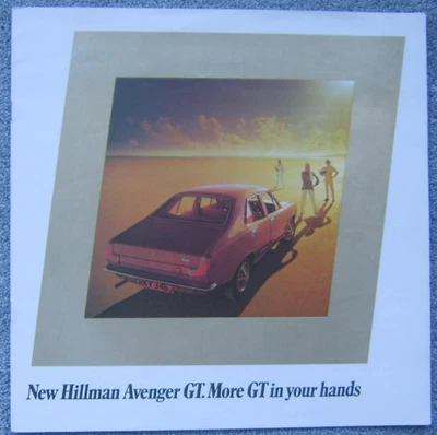 Hillman Avenger GT 1970-71 Large Colour brochure - Image 1 of 2