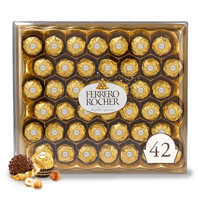 , 42 Count, Premium Milk Chocolate Hazelnut, Chocolates for Gifting, 18.5 Oz - Image 1 of 4