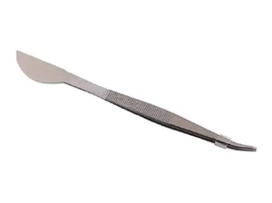 Gebogen pincet met roestvrijstalen bonsai verzonken, 210 mm (SSPS-C / P) - Bild 1 von 1