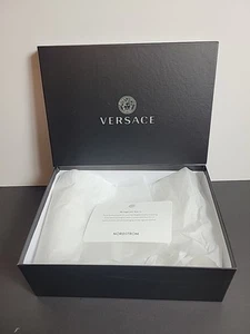 Versace Safety Pin Patent Leather  Slingback Pumps Replacement Box Only  - Picture 1 of 9