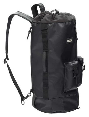 Harley-Davidson Water-Resistant Drawstring Hybrid Duffel Bag/Backpack - Black - Image 1 of 4
