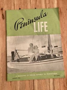PENINSULA LIFE magazine x 4 1940s San Francisco/San Jose Bay Area - Picture 1 of 8