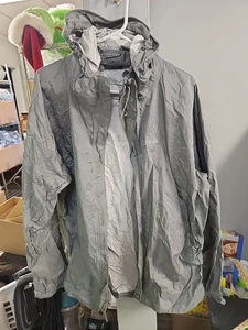 Marmot Men's Precipitation Eco Rain Jacket Dark Steel XL zip Hooded - Picture 1 of 6