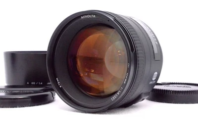 Lente de enfoque único Minolta MINOLTA AF 85 mm F1,4 G SONY Sony montaje α Foto 1 de 4