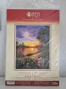 Oven Summer sunset, Kreuzstich Stickpackung, Zählmuster, neu - Bild 1 von 3