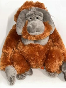 Animal de peluche Wild Republic figura realista óxido/mono orangután gris 2018 - Imagen 1 de 6