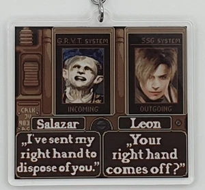 Llavero Leon Kennedy, Resident Evil, Biohazard, Acrílico, Juegos, Juego, Capcom - Imagen 1 de 3