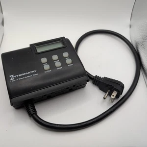 Temporizador programable hermético para eventos de 7 días Intermatic digital al aire libre HB88RC - Imagen 1 de 8