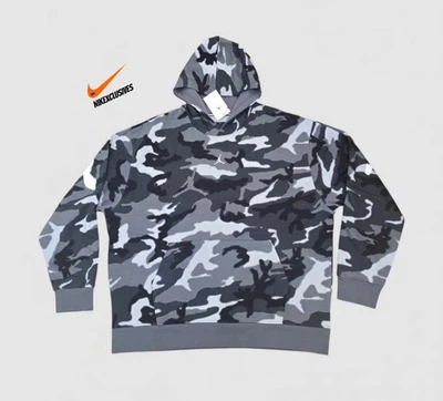 Jordan MVP Men’s Pullover Hoodie Sweatshirt Black Camo FV7434-010 Size XXL 2XL - Image 1 of 4