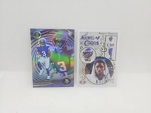 Jordan Addison 2023 Panini Illusions King Of Cards White #19 & Base Holo #73 RC  - Picture 1 of 2