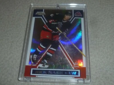 2002-03 PACIFIC EXCLUSIVE HOCKEY RICK NASH ROOKIE AUTOGRAPH AUTO CARD LE 1000 RC - Image 1 of 4