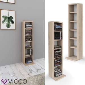 Estante para CD Soporte para DVD Estante de pared Sonoma Estante colgante VICCO - Imagen 1 de 7