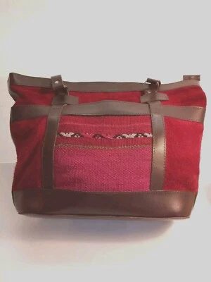 VTG Handmade Bolivian Leather Purse - Imagem 1 de 4