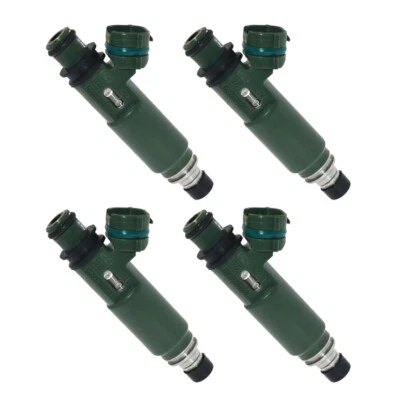 4PCS Fuel Injectors 195500-3040 For  1997-1998 Mazda Protege Kia Sephia 1.8L L4 - Image 1 of 4